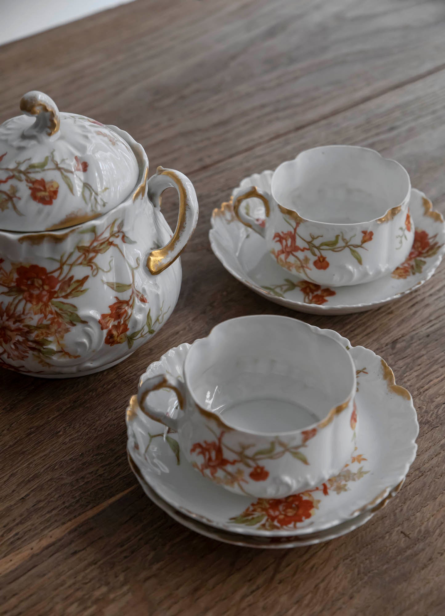JUEGO DE PORCELANA ESMALTADA