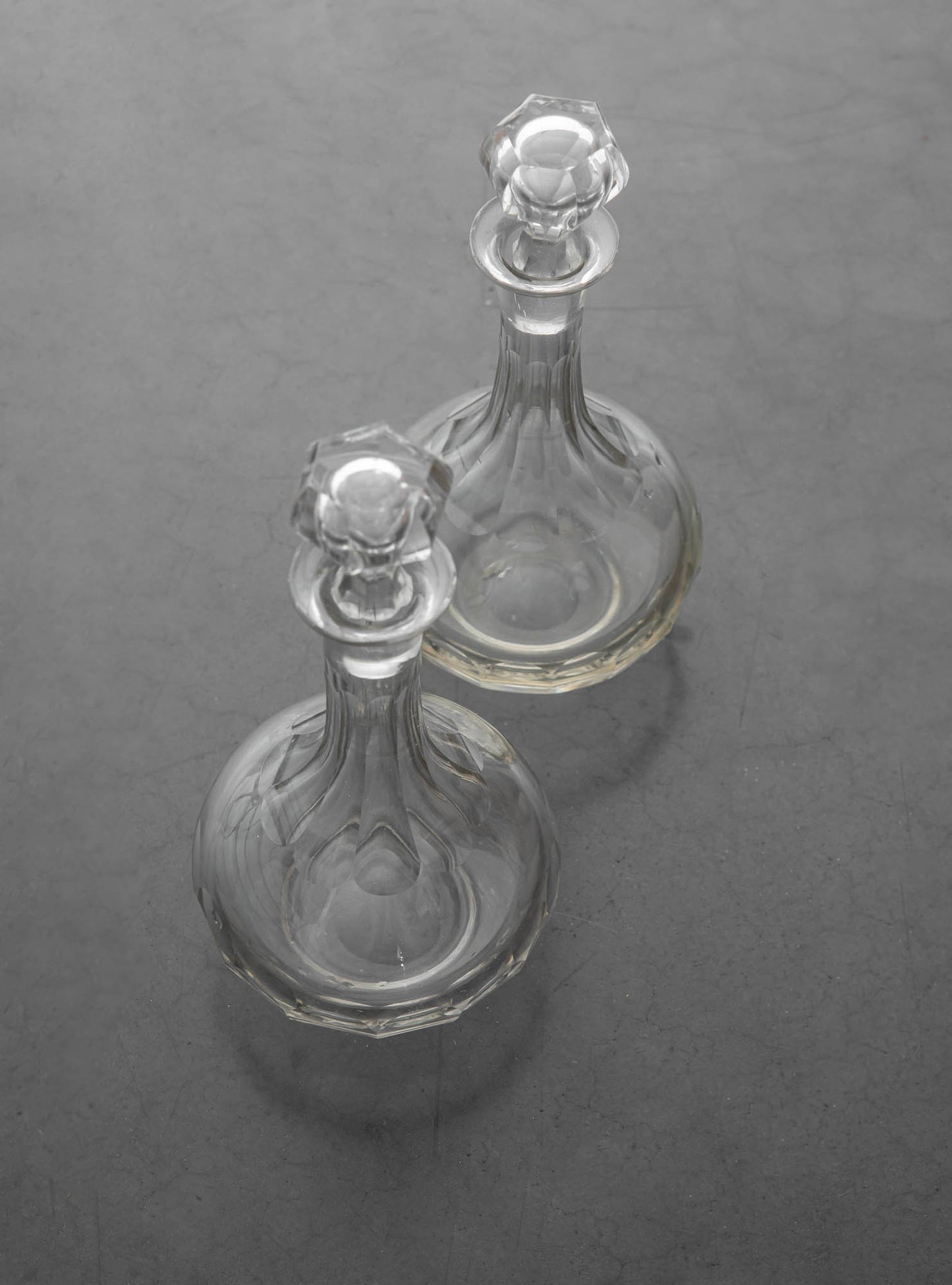 BOTELLAS DE CRISTAL TALLADO