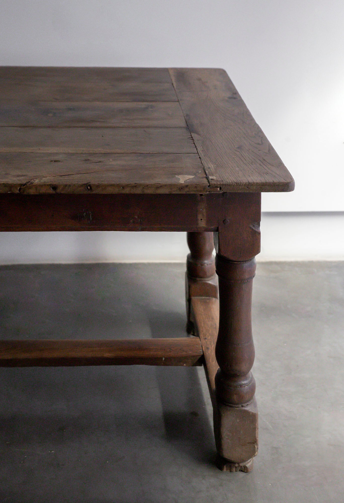 MESA DE ROBLE DEL SIGLO XVIII