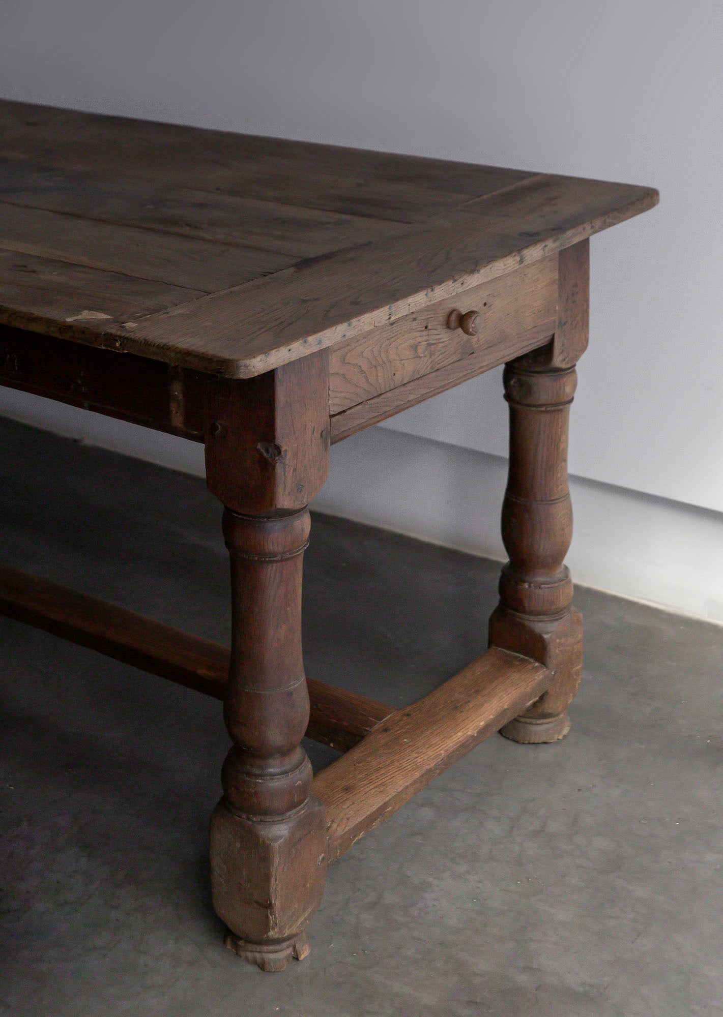 MESA DE ROBLE DEL SIGLO XVIII