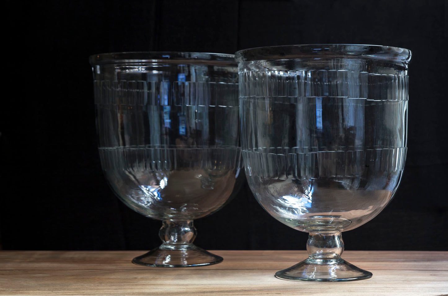 PORTAVELAS DE VIDRIO GRANDE