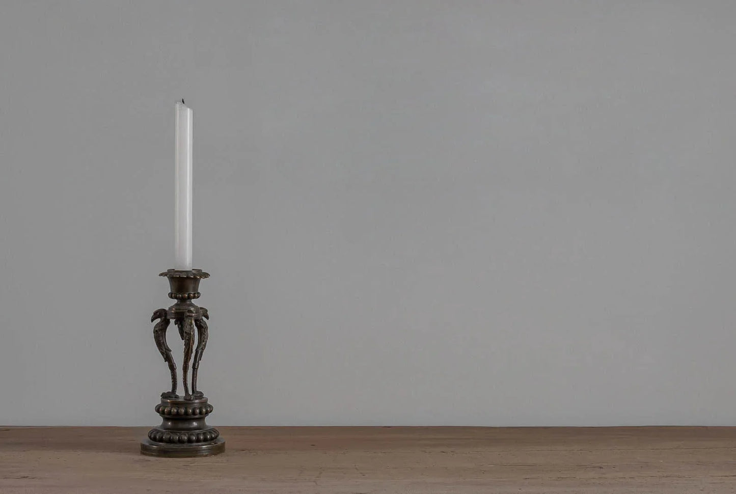CANDELERO DE BRONCE BÁVARO