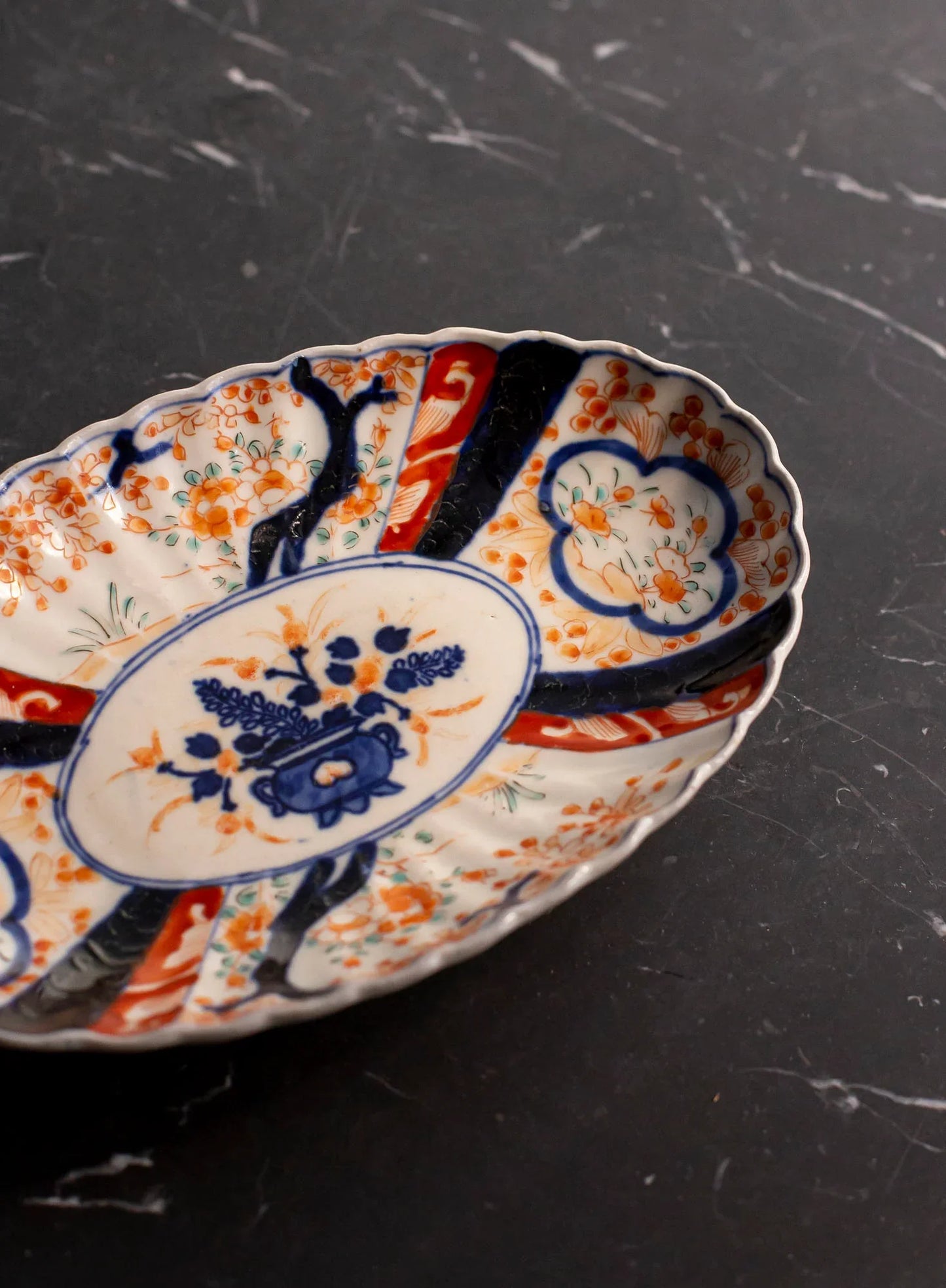 ASSIETTE PORCELAINE IMARI