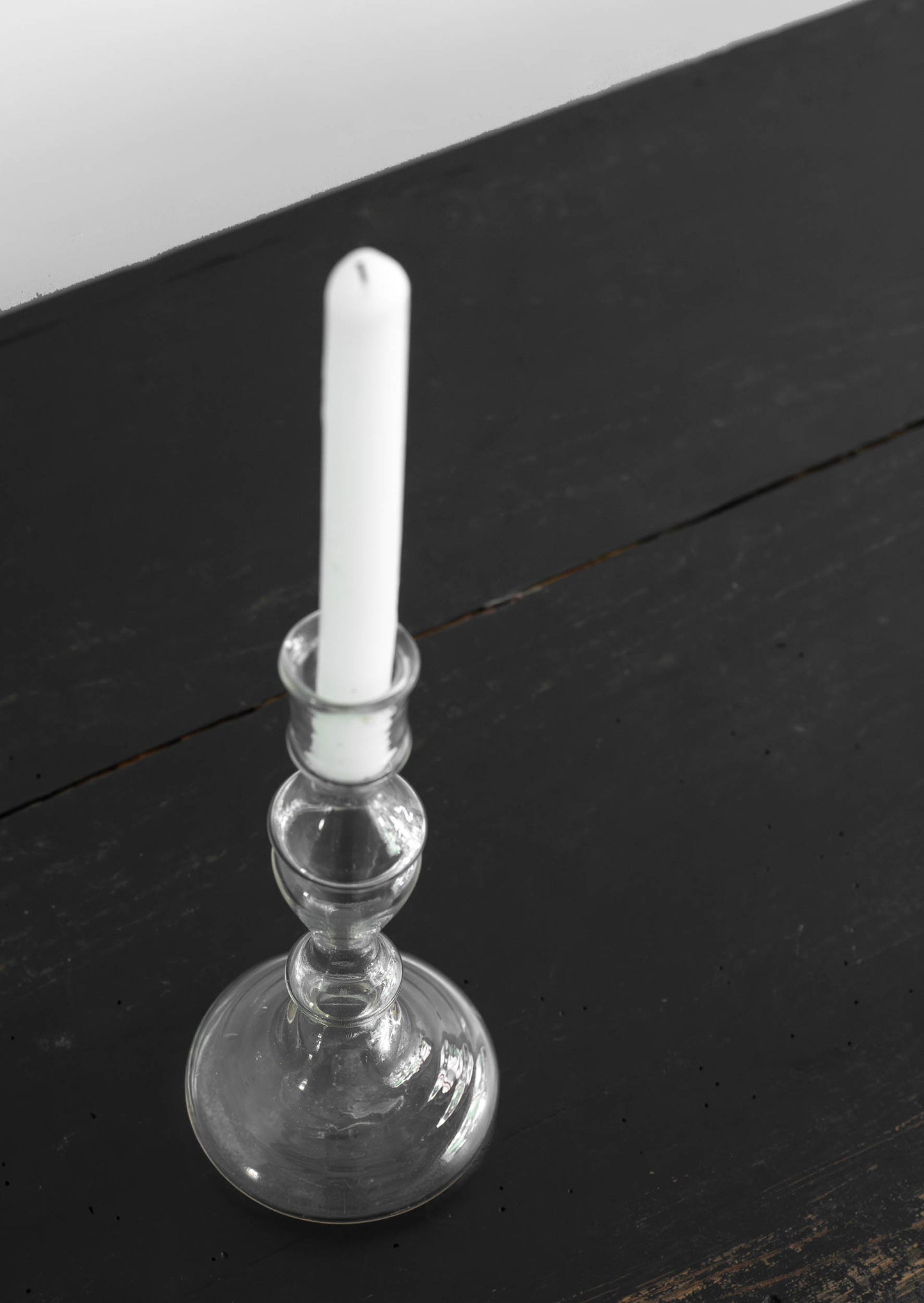 CANDELEROS DE CRISTAL SOPLADO