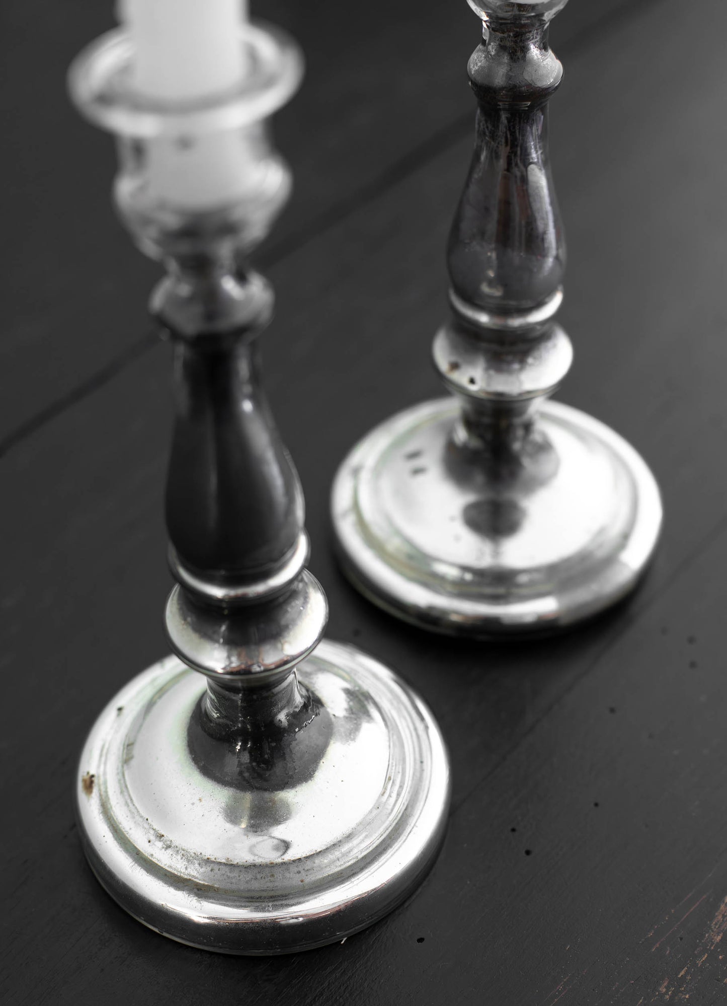 CANDELEROS DE CRISTAL SOPLADO