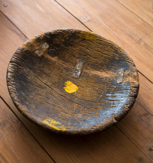 OLD WOODEN BOWL
